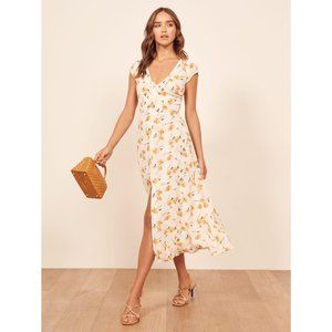 Reformation Wellfleet Cutout Midi Dress, 6
